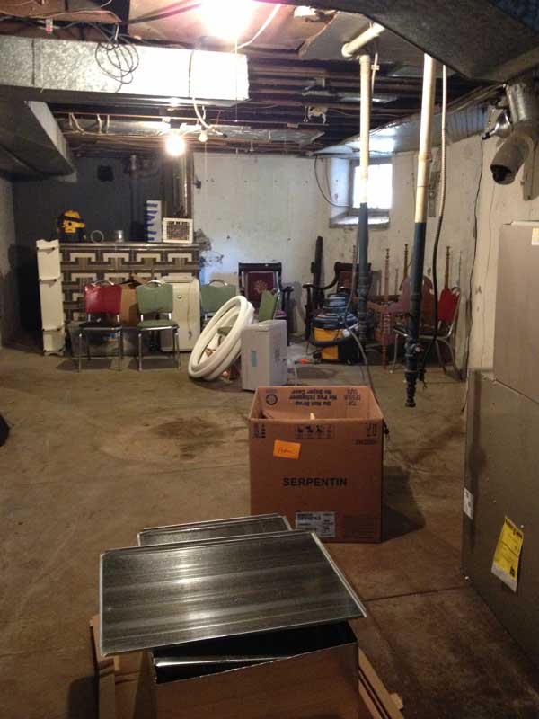 My bench will go between the windows. (Anyone want a foil-papered bar? It can be yours, free.)