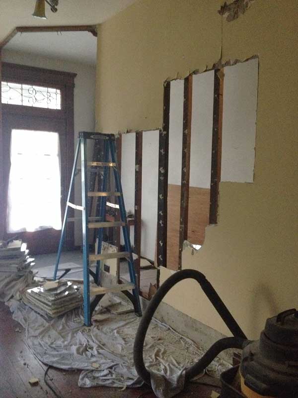 Step 3: Come out swinging. And try not to fall off the ladder.