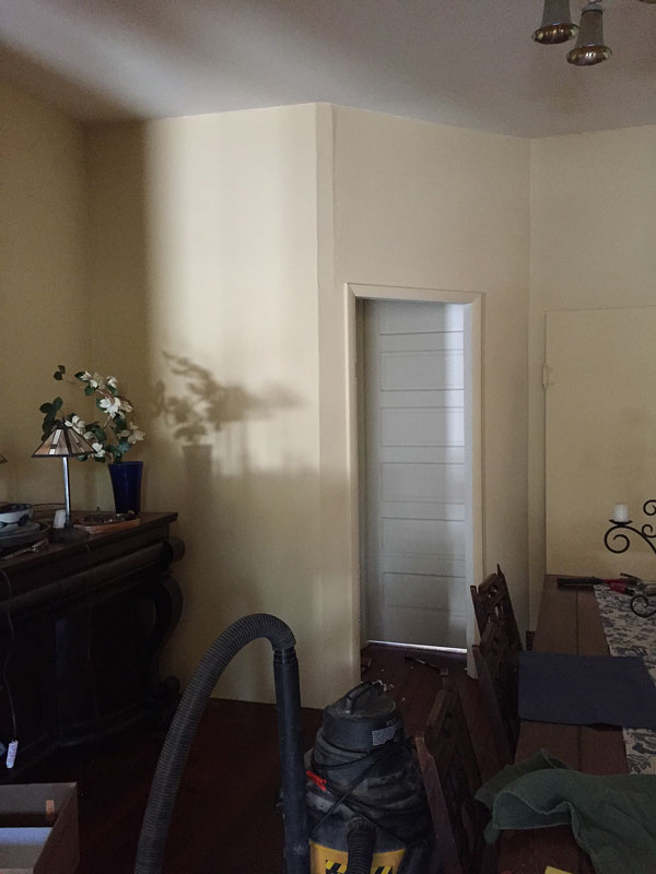 Before (with the swinging door already removed). 