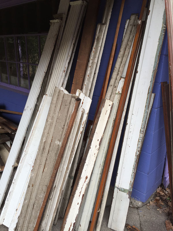 Door and window caps, along with a lot of base moulding pieces.